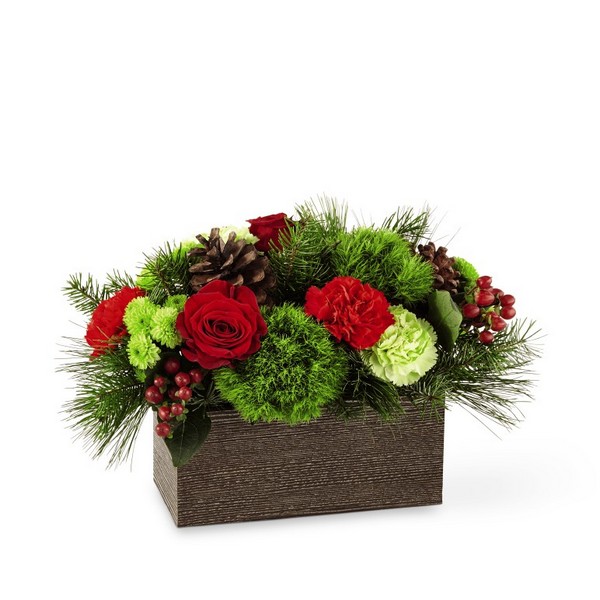 Christmas Cabin Bouquet from Richardson's Flowers in Medford, NJ